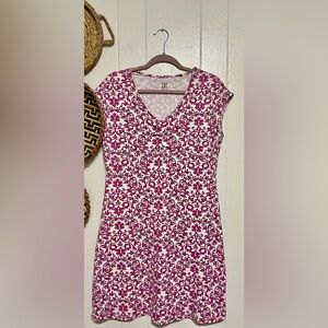 Title Nine Pink and White Mini Dress